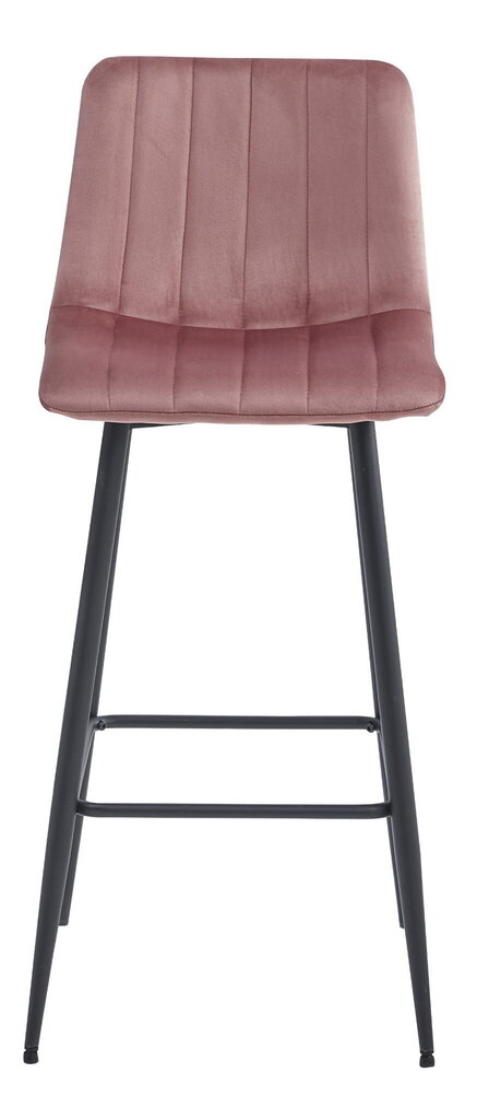 2 tooli komplekt Leobert Pozza, roosa/must цена и информация | Köögitoolid, söögitoolid | hansapost.ee