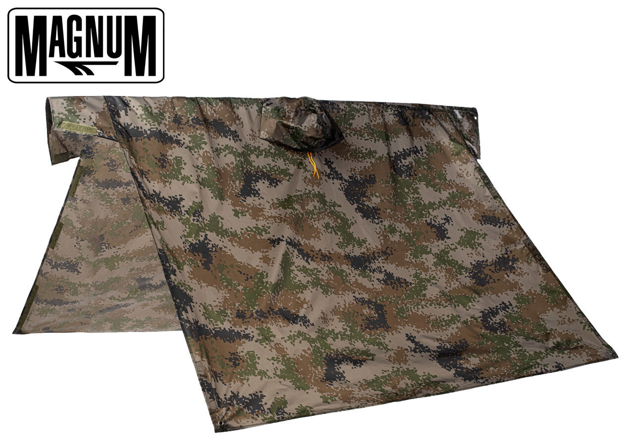 Vihmamantel Tarp 3in1 Magnum Tundra Green Pixel, 1 tk hind ja info | Veekindlad kotid, ümbrised, vihmakeebid | hansapost.ee