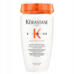 Niisutav šampoon Kérastase Nutritive Bain Satin Riche Shampoo, 250 ml hind ja info | Šampoonid | hansapost.ee