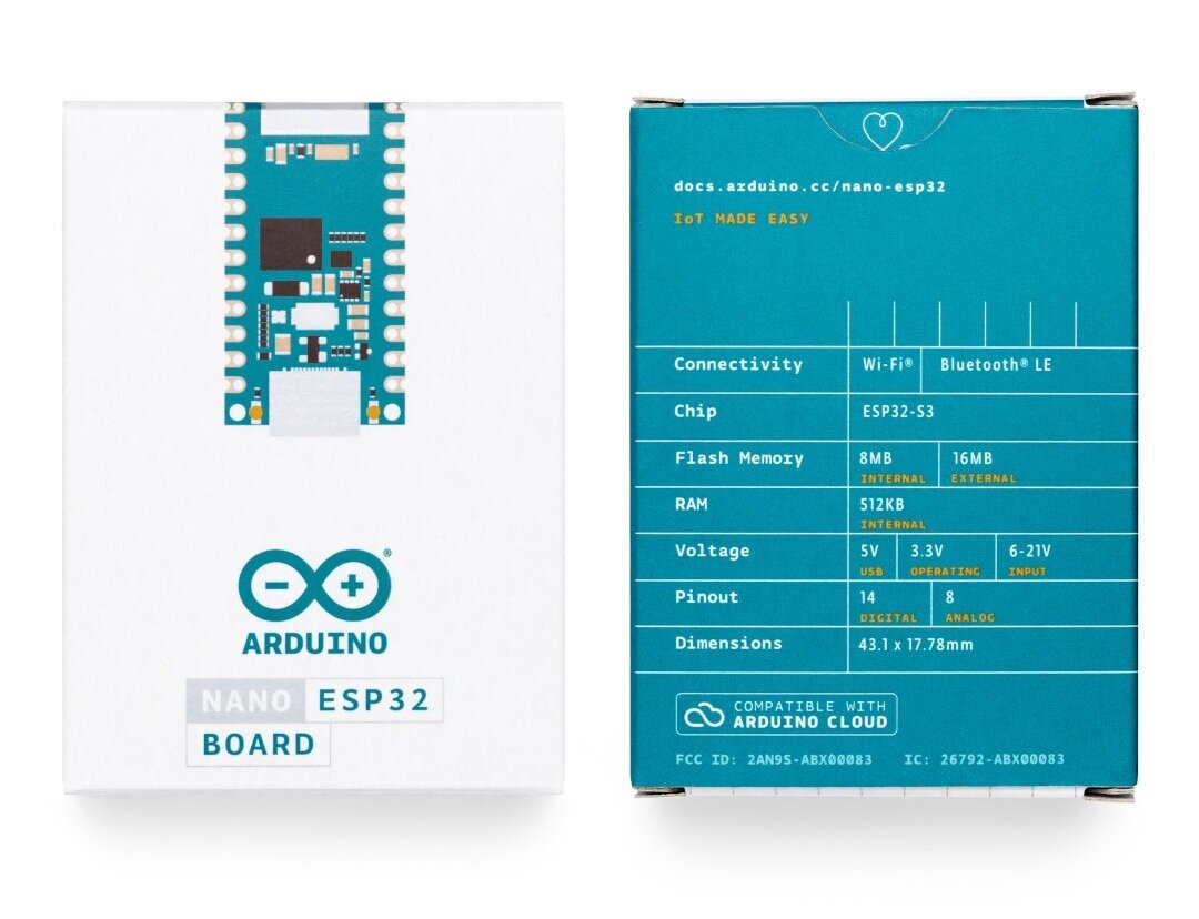 Arduino Nano ESP32 ABX00092 hind ja info | Konstruktorid, robootika ja tarvikud | hansapost.ee