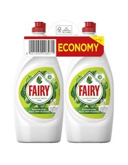 Fairy Nõudepesuvahend Apple, 2 x 900ml цена и информация | Гели для посудомоечных машин | hansapost.ee