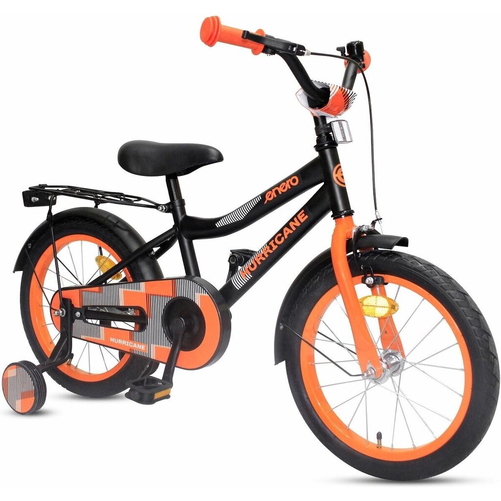 Laste jalgratas Enero, oranž/must hind ja info | Jalgrattad | hansapost.ee