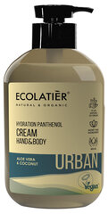 Niisutav kreem kätele ja kehale pantenooliga Ecolatier Urban, 400 ml hind ja info | Ecolatier Parfüümid, lõhnad ja kosmeetika | hansapost.ee