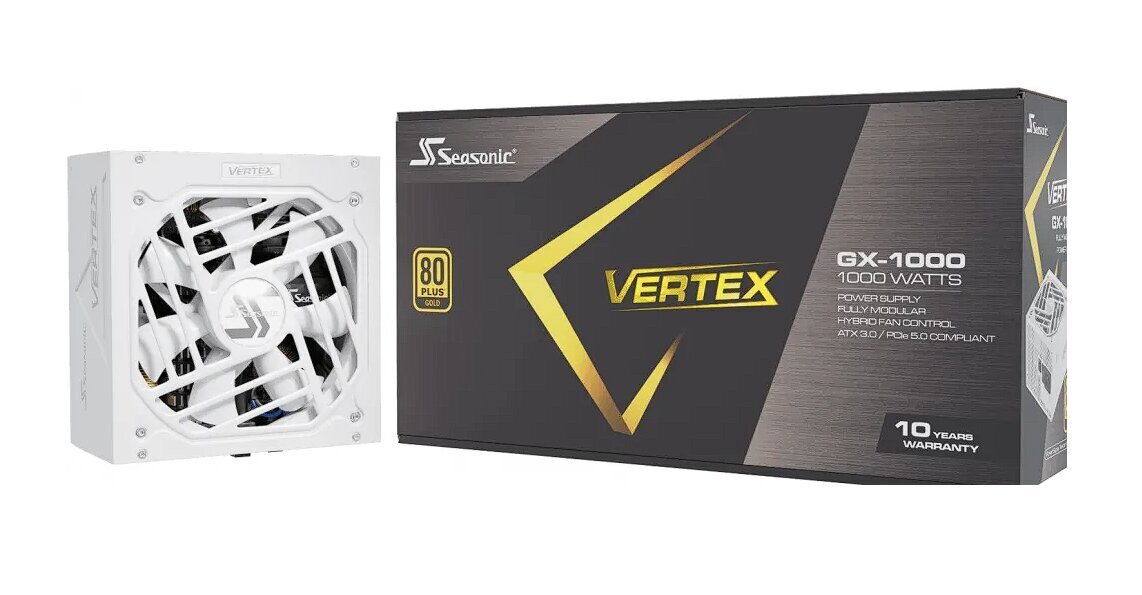 Seasonic Vertex GX White GX-1000 hind ja info | Toiteplokid | hansapost.ee