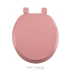 Унитазная сиденье с пластиковой петлей douceur d'intérieur 37x47 розовый цена и информация | Аксессуары для ванной комнаты | hansapost.ee