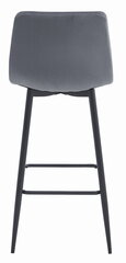3-toolide komplekt Leobert Arceto, hall/must hind ja info | Köögitoolid, söögitoolid | hansapost.ee