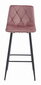 4-toolide komplekt Leobert Nado, roosa/must цена и информация | Köögitoolid, söögitoolid | hansapost.ee