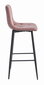 4-toolide komplekt Leobert Nado, roosa/must цена и информация | Köögitoolid, söögitoolid | hansapost.ee