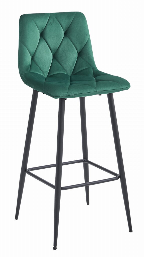2-toolide komplekt Leobert Nado, roheline/must цена и информация | Köögitoolid, söögitoolid | hansapost.ee