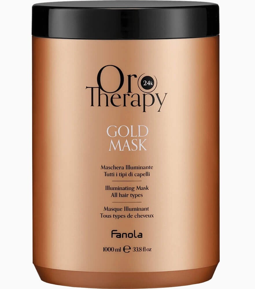 Fanola Oro Therapy Gold Illuminating Mask 1000 ml цена и информация | Palsamid | hansapost.ee