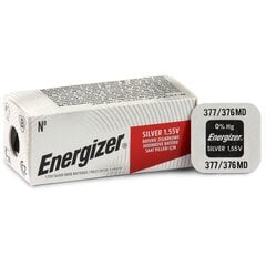 Kella patareid Energizer 377 10 tk hind ja info | Patareid | hansapost.ee