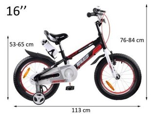 Laste jalgratas Royalbaby Space Shuttle, must/punane price and information | Bicycles | hansapost.ee