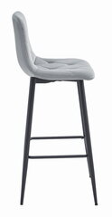 Комплект из 2-х стульев Leobert Nado, серый/черный цена и информация | Стулья для кухни и столовой | hansapost.ee