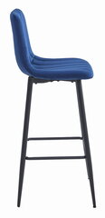 3-tooli komplekt Leobert Pozza, sinine/must hind ja info | Köögitoolid, söögitoolid | hansapost.ee