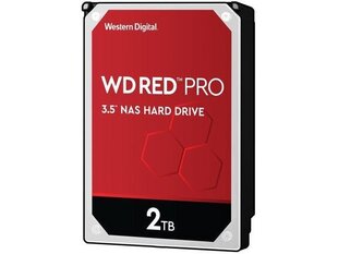 HDD SATA 2TB 6GB/S 64MB/RED PRO WD2002FFSX WDC цена и информация | Внутренние жёсткие диски (HDD, SSD, Hybrid) | hansapost.ee