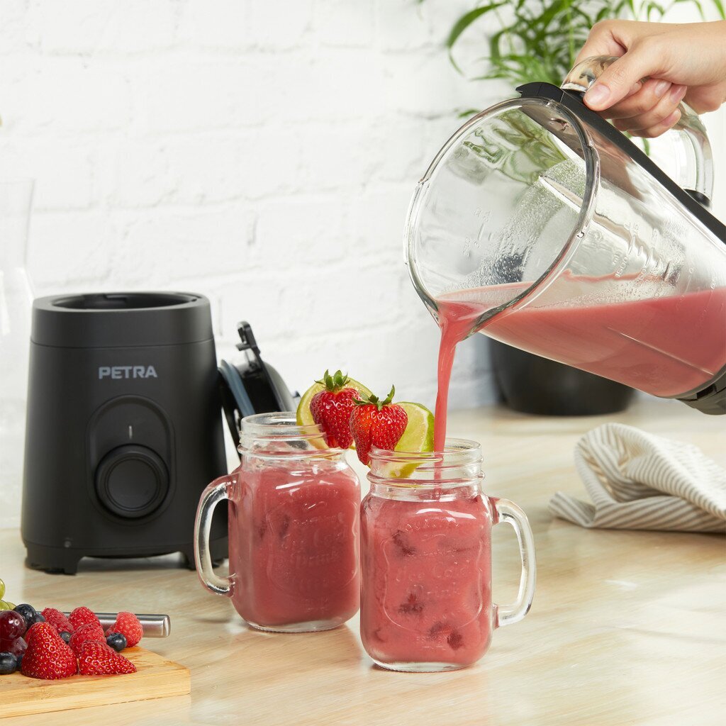 Коктейльница Petra PT5531MBLKVDE Glass Jug blender black цена | hansapost.ee