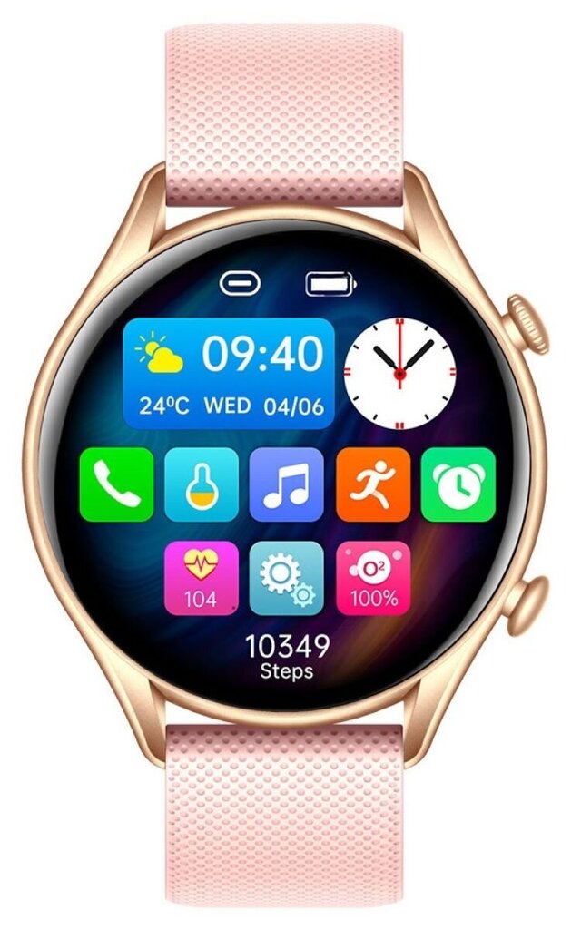myPhone Watch EL Gold Pink цена и информация | Nutikellad, laste nutikellad | hansapost.ee