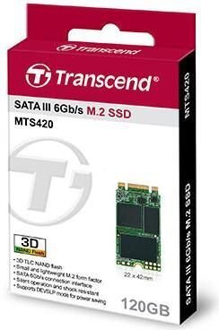 Transcend MTS420 120 GB, SATA3 (TS120GMTS420) цена и информация | Sisemised kõvakettad | hansapost.ee