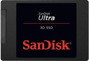 SanDisk Ultra 3D 250ГБ SATA3 (SDSSDH3-250G-G25) цена и информация | Внутренние жёсткие диски (HDD, SSD, Hybrid) | hansapost.ee