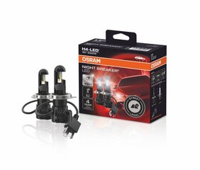 Лампы автомобильные Osram Night Breaker H4-LED, 2 шт. цена и информация | Автомобильные лампочки | hansapost.ee