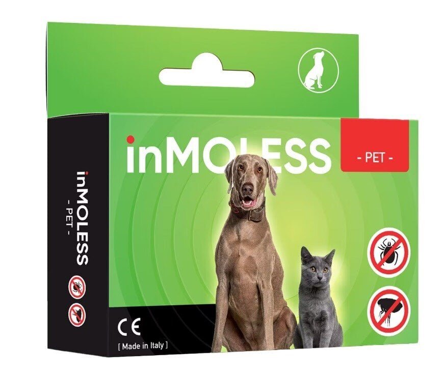 Ultraheli puugi- ja kirbutõrjevahend koertele ja kassidele Inmoless Off-tick Pet, roosa hind ja info | Vitamiinid ja parasiiditõrje | hansapost.ee