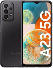 Samsung Galaxy A23 5G 4/128GB SM-A236BZKVEEB Black цена и информация | Мобильные телефоны | hansapost.ee