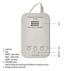 Газовый датчик GS869 цена и информация |  Детекторы дыма, газа | hansapost.ee