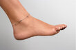 Brilio Silver hõbedane jalakett tsirkoonidega ANK106W цена и информация | Käeketid ja käevõrud | hansapost.ee