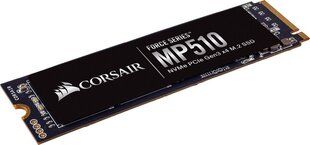 Внутренний жесткий диск Corsair Force MP510 240GB PCIe x4 NVMe (CSSD-F240GBMP510) цена и информация | Внутренние жёсткие диски (HDD, SSD, Hybrid) | hansapost.ee