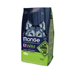 Monge BWild Adult All Breed сухой корм с кабаниной, для взрослых собак всех пород 12кг цена и информация | Сухой корм для собак | hansapost.ee