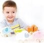 Ratastega puidust mänguasjade komplekt New Classic Toys цена и информация | Beebide mänguasjad | hansapost.ee