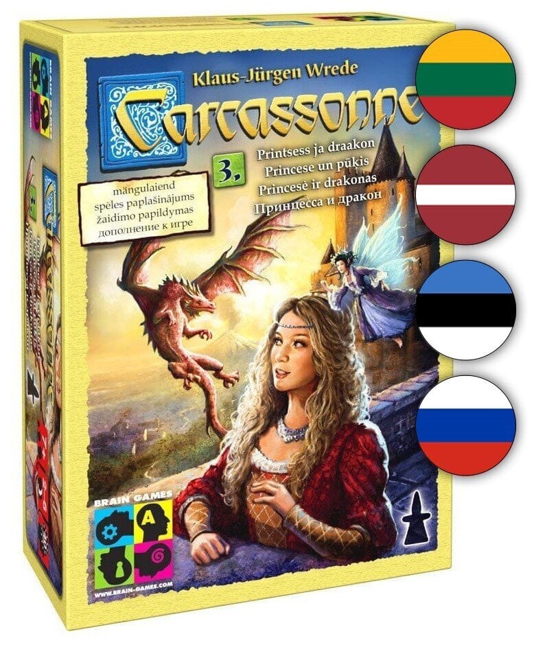 Lauamäng Carcassonne 3: Printsess ja draakon, LT/LV/EE/RU цена и информация | Lauamängud ja mõistatused perele | hansapost.ee