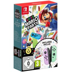 Nintendo Super Mario Party + Joy-Con Pair (Pastel Purple/Pastel Green) kaina ir informacija | Mängukonsoolid | hansapost.ee