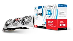 Sapphire Pure AMD Radeon RX 7800 XT (11325-03-20G) цена и информация | Видеокарты | hansapost.ee