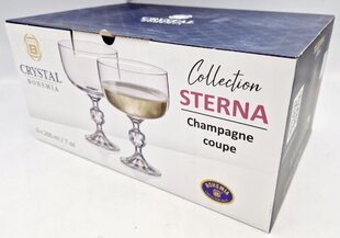 Bohemia бокалы для шампанского Sterna, 6 шт. цена и информация | Стаканы, фужеры, кувшины | hansapost.ee