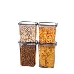 Fremont konteiner, 4 tk hind ja info | Toiduainete säilitusnõud | hansapost.ee