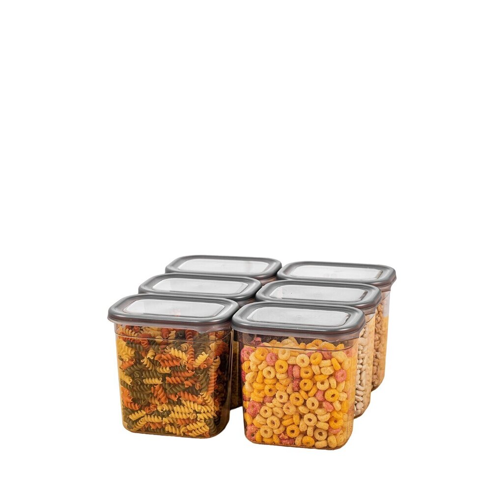 Hermia konteiner, 6 tk hind ja info | Toiduainete säilitusnõud | hansapost.ee