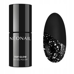 Hübriidlakk Neonail Hybrid Top Glow Silver Flakes, 7,2ml hind ja info | NeoNail Parfüümid, lõhnad ja kosmeetika | hansapost.ee