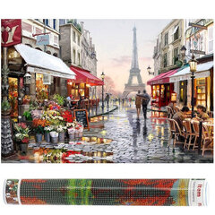 Алмазная мозаика Париж Эйфелева башня Springos, 30x40 см цена и информация | Алмазная мозаика | hansapost.ee