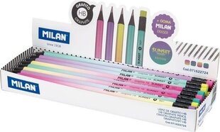 Цветные карандаши НВ Milan Sunset, 24 шт. цена и информация | Принадлежности для рисования, лепки | hansapost.ee