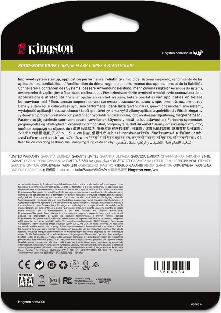 Kingston SEDC500R/3840G цена и информация | Sisemised kõvakettad | hansapost.ee