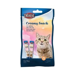 Крем-лакомство Trixie для кошек с тунцом и белой рыбой, 5x14 г цена и информация | Лакомства для котов | hansapost.ee