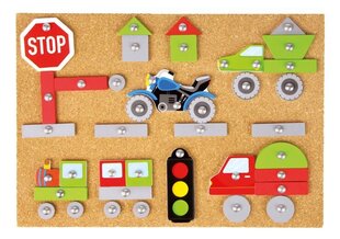 Мозаика с молотком и гвоздями Hammer Game Vehicles, Lena, 65826 цена и информация | Развивающие игрушки для детей | hansapost.ee