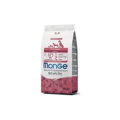 Monge Spec-Line полноценный однобелковый корм с говядиной и рисом для взрослых собак всех пород 12кг цена и информация | Сухой корм для собак | hansapost.ee