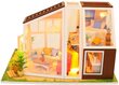 Kokkupandav puidust LED maja Little Story Peetri unistuste maja hind ja info | Klotsid ja konstruktorid | hansapost.ee