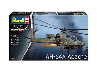 Конструктор-модель Revell - AH-64A Apache, 1/72, 03824 цена и информация | Конструкторы и кубики | hansapost.ee