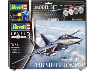Revell - F-14D Super Tomcat mudeli komplekt, 1/72, 63960 цена и информация | Конструкторы и кубики | hansapost.ee