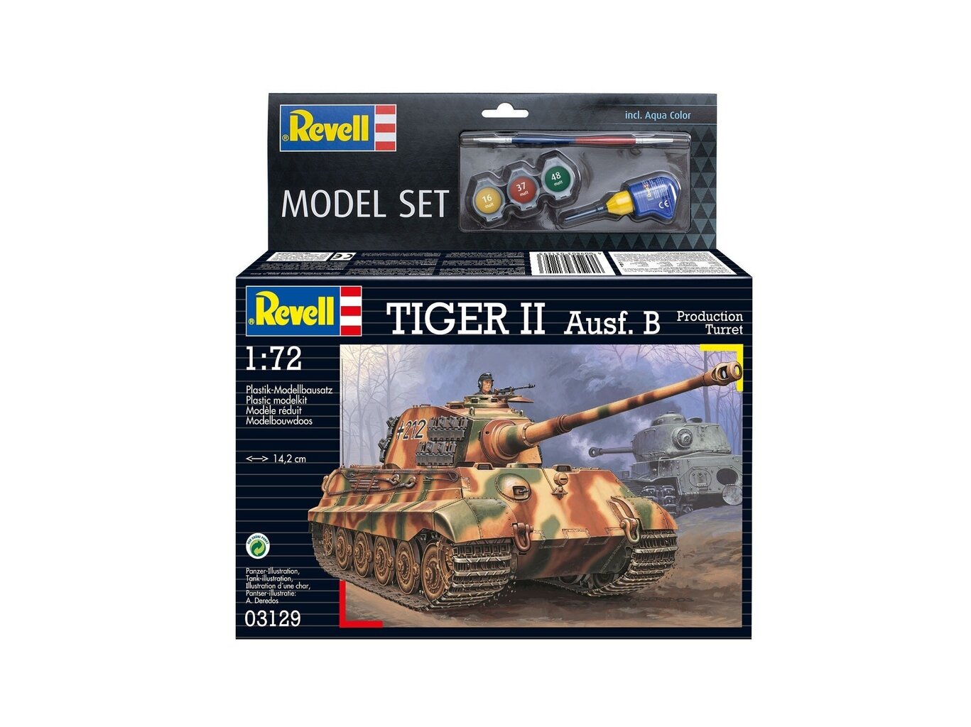 Konstruktor Revell - Tiger II Ausf. B цена и информация | Klotsid ja konstruktorid | hansapost.ee
