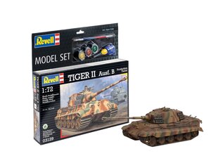 Revell - Tiger II Ausf. B подарочный набор, 1/72, 63129 цена и информация | Конструкторы и кубики | hansapost.ee