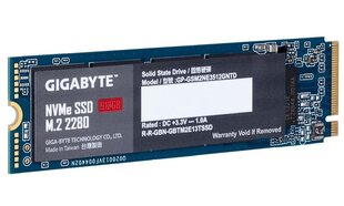 Gigabyte GP-GSM2NE3512GNTD цена и информация | Внутренние жёсткие диски (HDD, SSD, Hybrid) | hansapost.ee